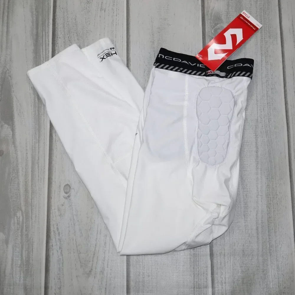 NEW McDavid Men's HEX Padded 3/4 Basketball Tights